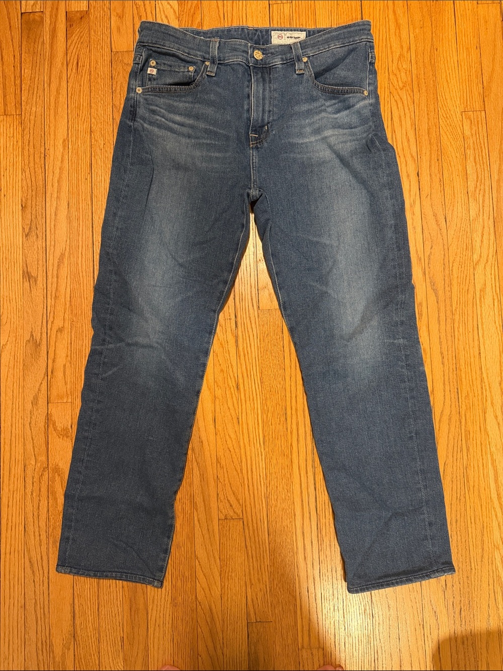 Ag Adriano Goldschmied Women's Boyfriend Jeans — Medium Blue Wash 27